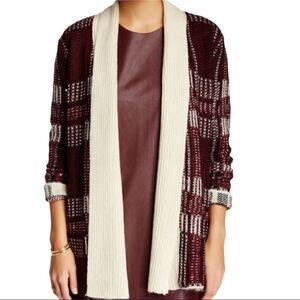 𝅺BB Dakota Plaid Shawl Collar Cardigan Sz S